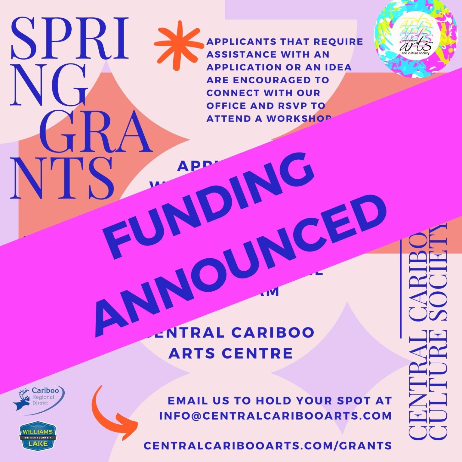 spring-2023-ccacs-grant-funding-announced-central-cariboo-arts-and